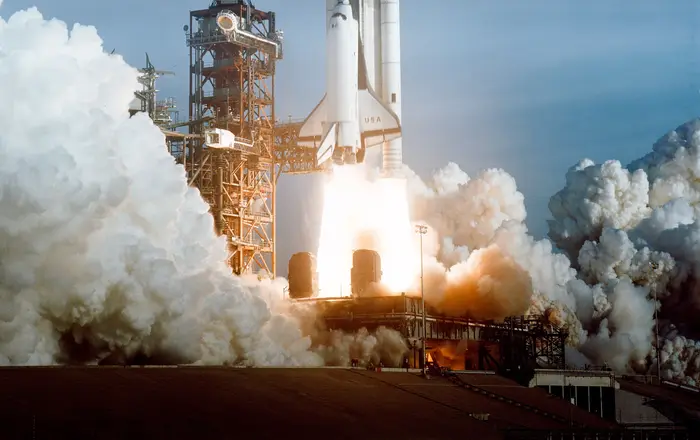 Space Shuttle Columbia launching