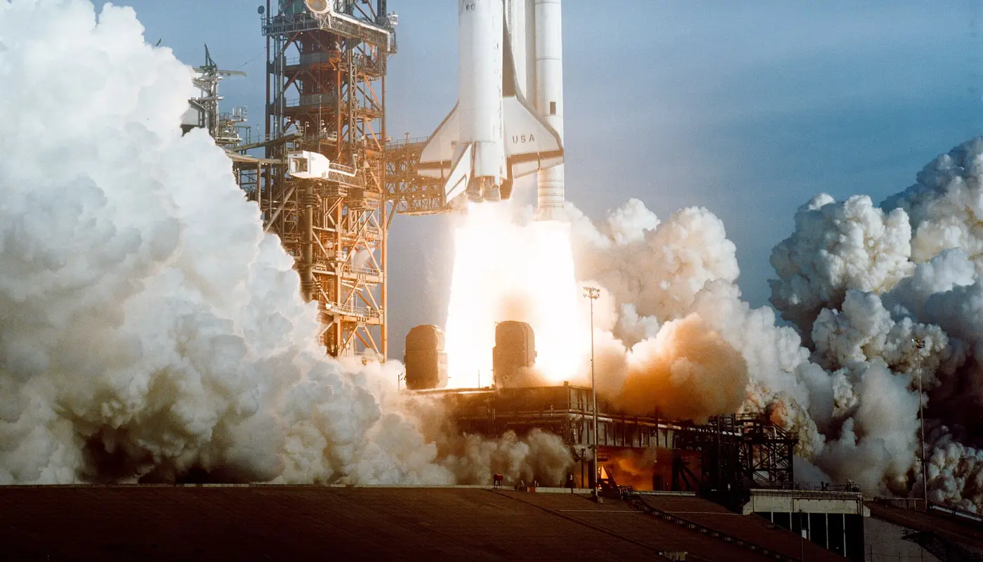 Space Shuttle Columbia launching